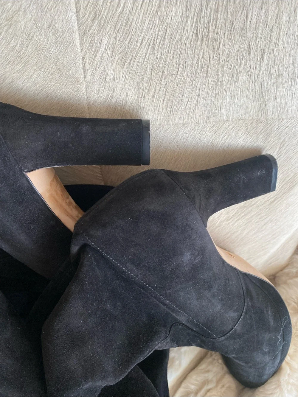 Stuart Weitzman suede over